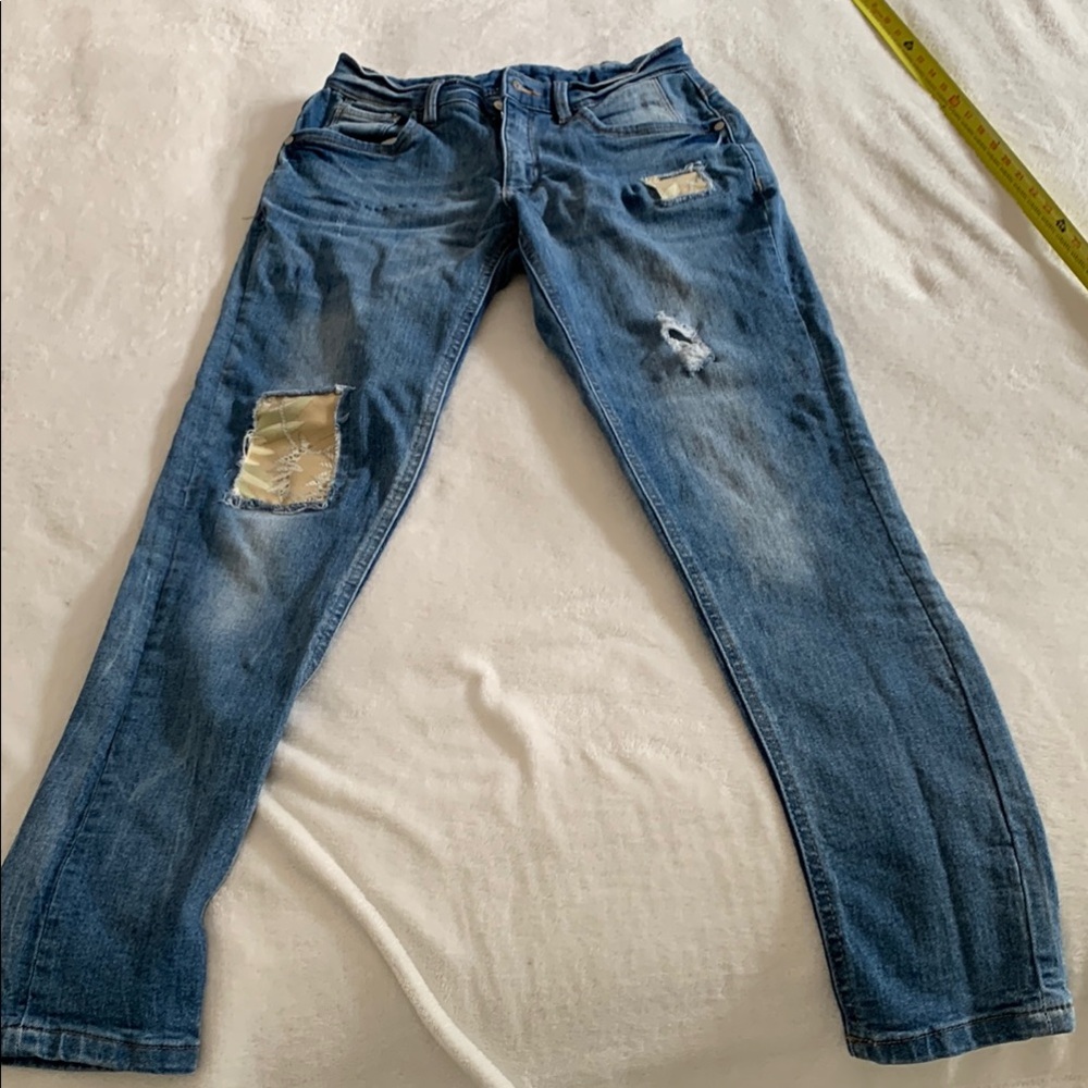 Women’s Venus Distressed Blue Jeans